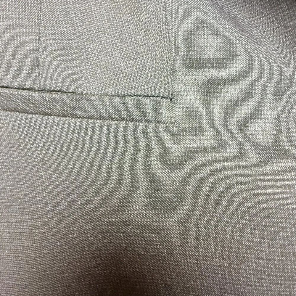 Ann Taylor Size 10P Petite Navy Blue Blazer Jacket 2 Pocket One Button Style - Picture 7 of 7